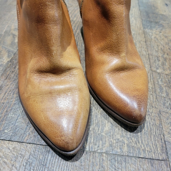 Frye Brown Leather Ankle Boots - Picture 3 of 16